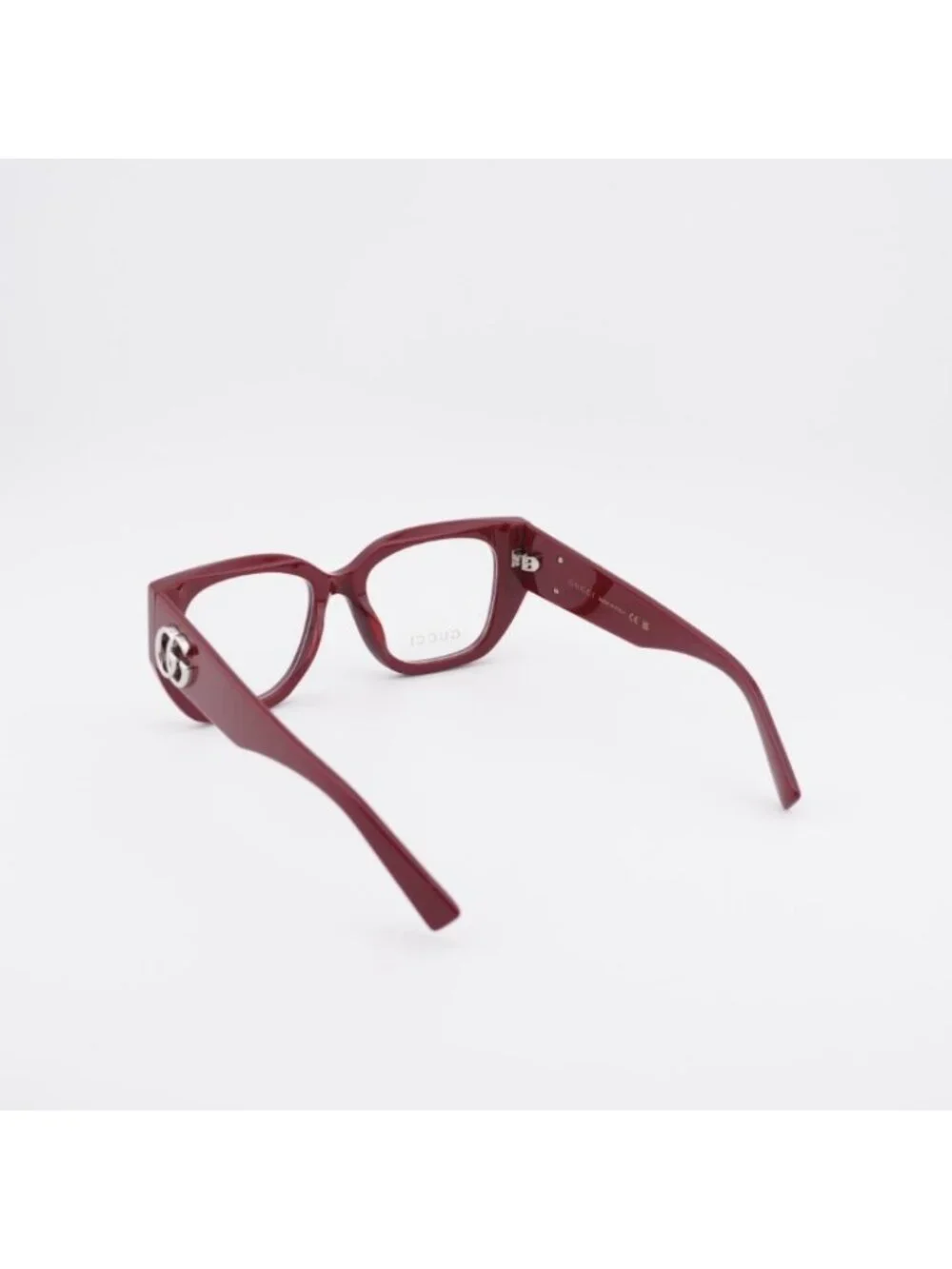 Gucci GG1952O 003 Eyeglasses Burgundy 51mm Square Frame